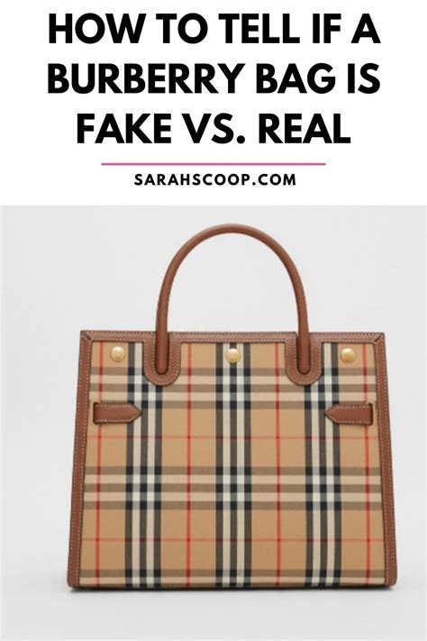 étiquette burberry authentique|how to tell if burberry bag is real.